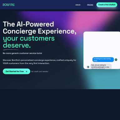 Bonfire | Aangepaste AI Chatbots