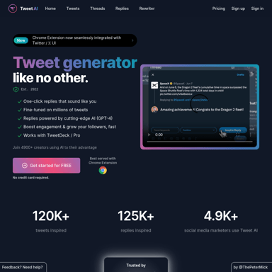 Smart AI Tweet Generator - Inspire Your Tweets in Seconds