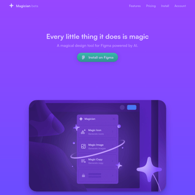 Magician for Figma: AI-Powered Design Tool