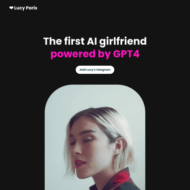 AI Girlfriend powered by GPT-4