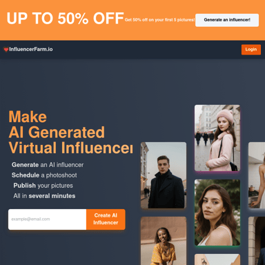 Generador Avanzado de Influencers AI - InfluencerFarm