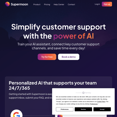 Boost your customer support with Supermoon