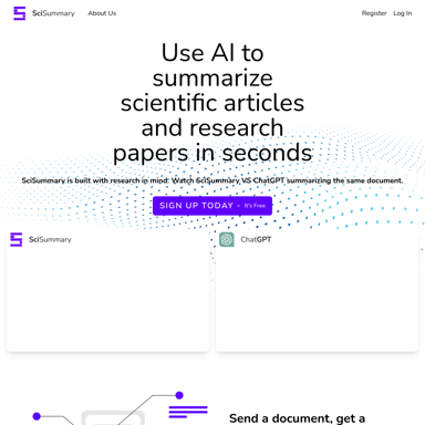 AI-gestützte Zusammenfassungen von wissenschaftlichen Artikeln