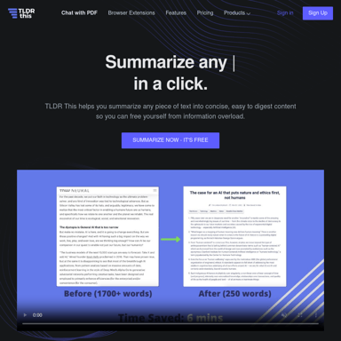 TLDR This - AI-Powered Article Summarizer