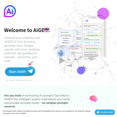 Experimente el poder de AiGPT_Free, la herramienta de IA gratuita