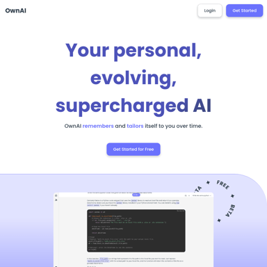 OwnAI: Your Personal Evolving AI Companion