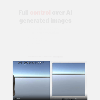 Blimey - Full Control Over AI Generated Images