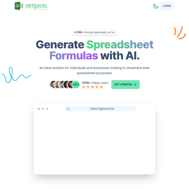 GPT Excel - AI Aangedreven Excel Formule Generator