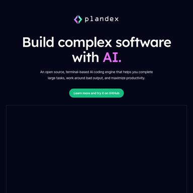 Plandex - KI Coding Engine für komplexe Aufgaben