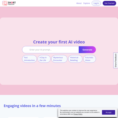 Short Videos App | AI Short Videos for Events, Social Media, and Marketing