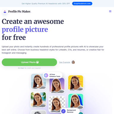 Free Profile Picture Maker - Generate your PFP with AI