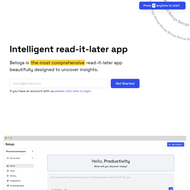 Beloga - 知識を増幅するAIプラットフォーム