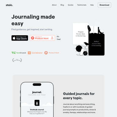 Stoic - лучшее приложение для ведения журнала