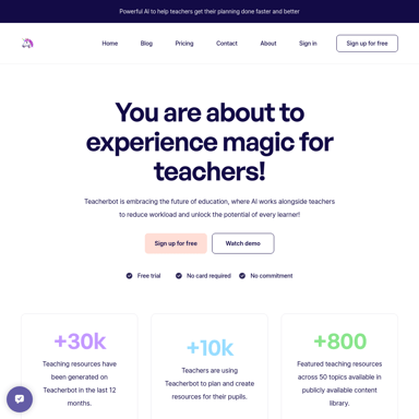 Teacherbot: AI-powered planning tool revolutionizing lesson preparation for educators worldwide