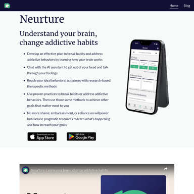 Neurture - 脳を理解し、依存行動を改善するアプリ