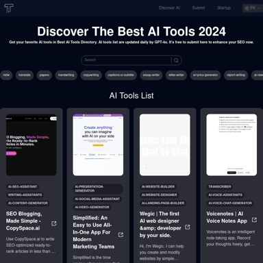 Découvrez le meilleur des outils d'IA avec Best AI Tools Directory