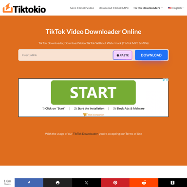 TikTok動画を5秒でダウンロード！