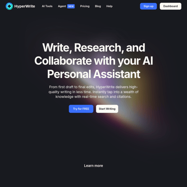 HyperWrite | AI Schrijfhulp