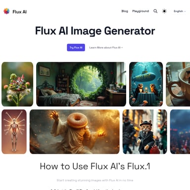 Flux AI：基于Flux.1的图像生成器