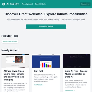 Ai-Toolify Navigation : Meilleurs outils IA de 2024