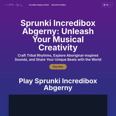 Sprunki Incredibox Abgerny : Libérez votre créativité musicale