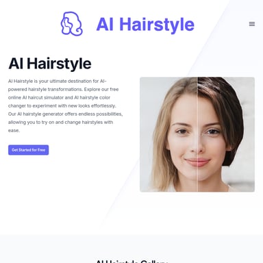 AI Hairstyle - Ostateczne narzędzie do transformacji fryzur