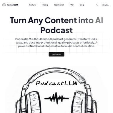 PodcastLLM - Twój generator AI podcastów