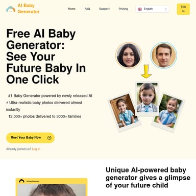 AI Baby Generator – Sehen Sie Ihr zukünftiges Baby