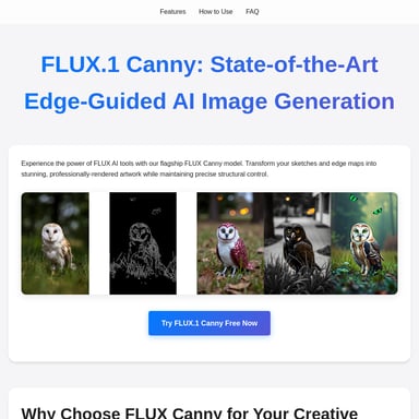 FLUX Canny: State-of-the-Art Edge-Guided AI Image Generation