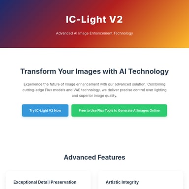 IC-Light V2: Mejora de Imágenes con IA