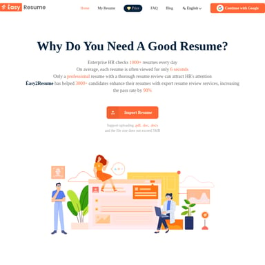Èasy2Resume - AI-Powered Resume Optimization Tool