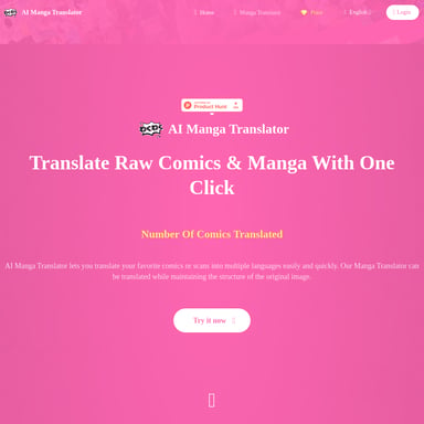 AI Manga Translator