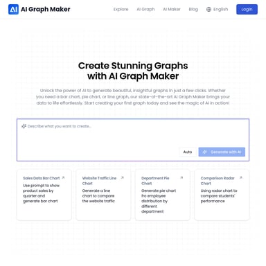 AI Graph Maker — инструмент для создания графиков