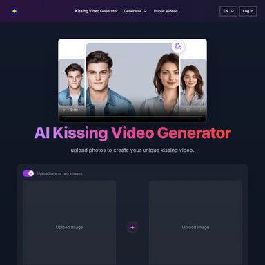 KI Kuss Video Generator