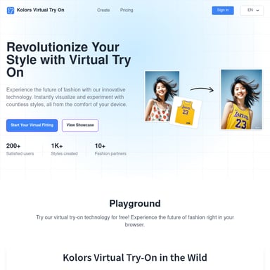 Kolors Virtual Try On - Revolutionize Your Fashion Experience