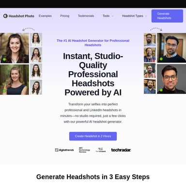 AI Headshot Generator for Professional LinkedIn and Corporate Profiles