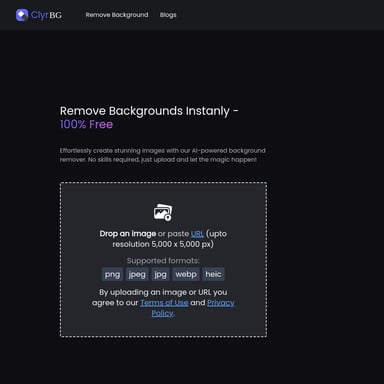 ClyrBG - Effortlessly Remove Backgrounds from Images