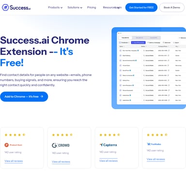 Success.ai Chrome Extension - Find Emails Instantly