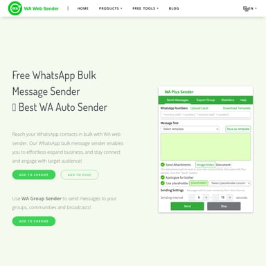 WhatsApp批量消息发送器