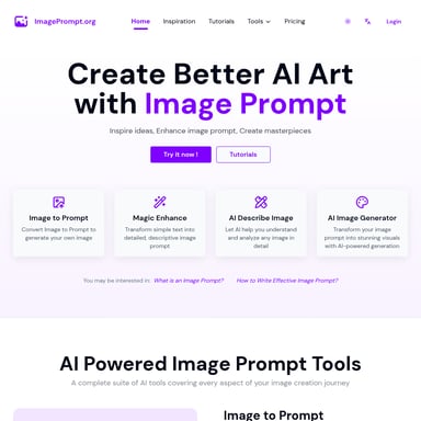 ImagePrompt.org - AI Image Prompt Tools