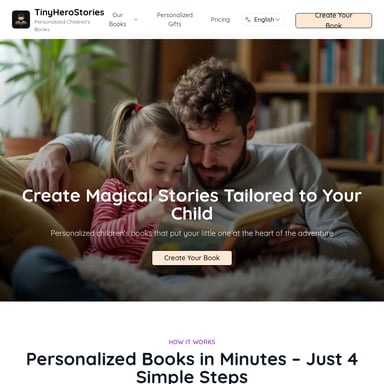 TinyHeroStories Personalized Children's Books