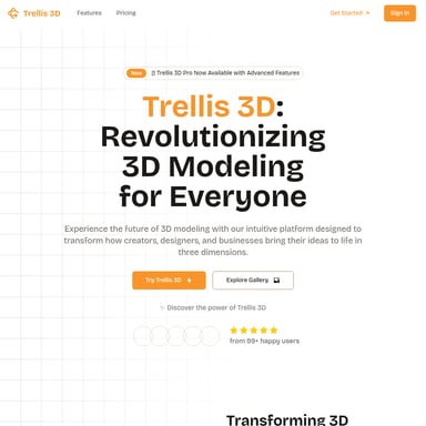 Trellis 3D: 领先的3D建模平台