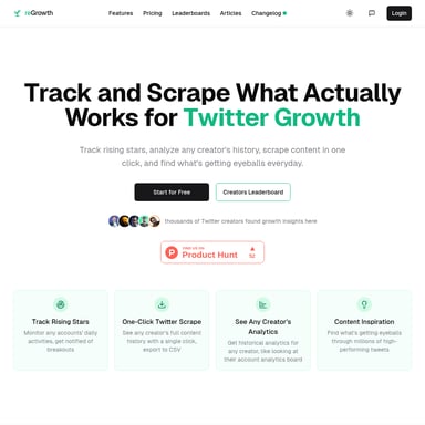 reGrowth - Suivi et Analyse de Croissance Twitter