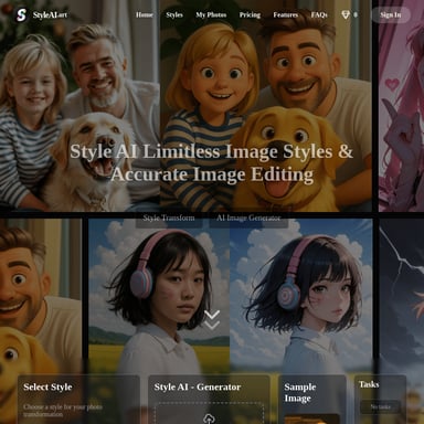 Style AI - Transform Images and Create Stunning Visuals