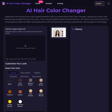 AI Hair Color Changer