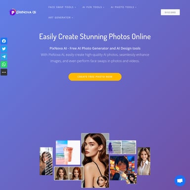 PixNova AI - Free AI Photo Generator and Editor