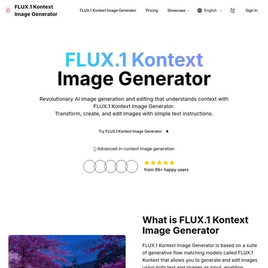 FLUX.1 Kontext Image Generator