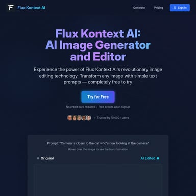 Flux Kontext AI: Advanced AI-Powered Image Generator and Editor