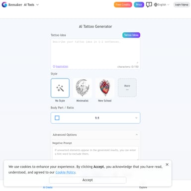 AI Tattoo Generator