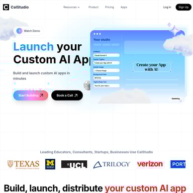 CalStudio - AI Apps Zonder Code Bouwen